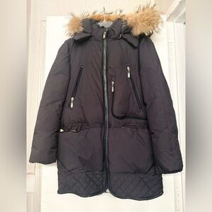 View.Y Puffer Coat in Dark Navy